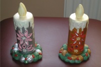 Ceramic candles